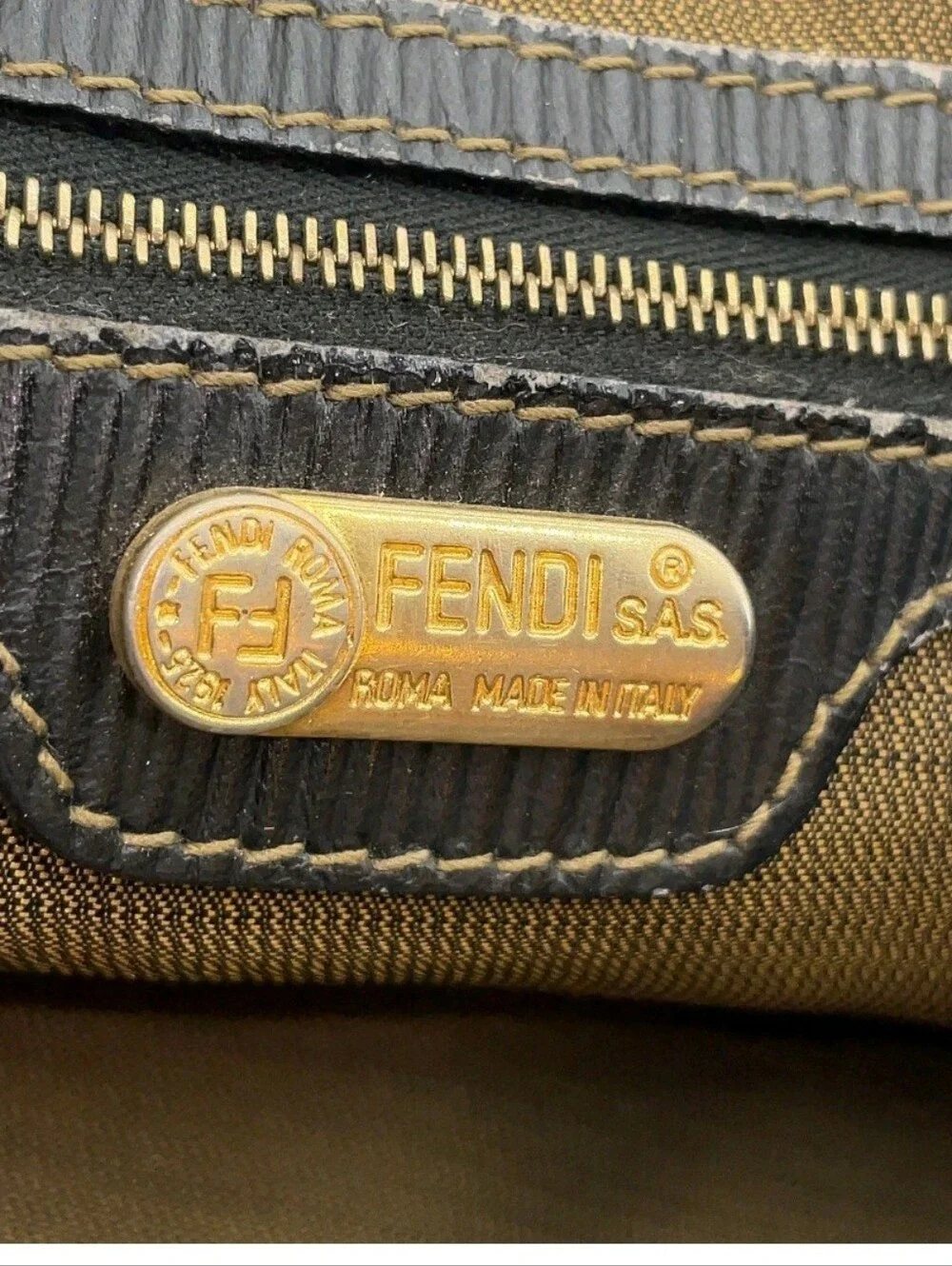 Vintage Fendi Zucca 2-Piece Set – Iconic FF Monogram Totes